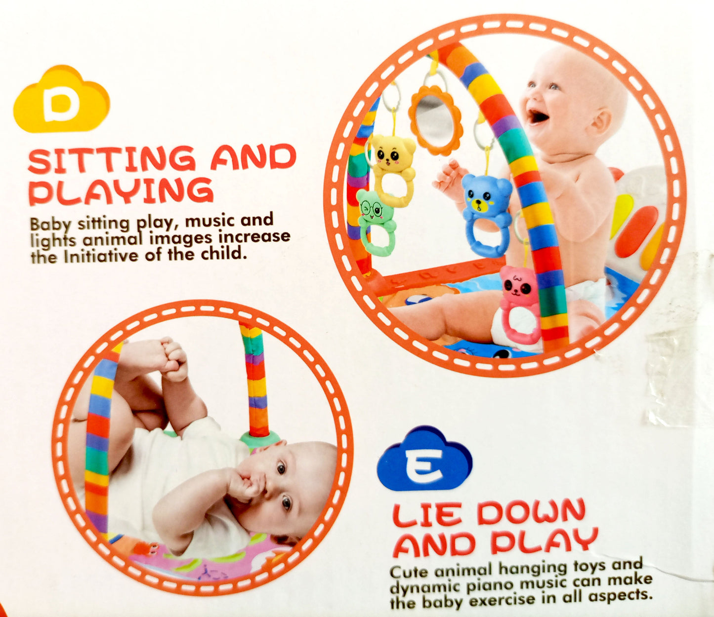 Infant Play Gym with Hanging Toys