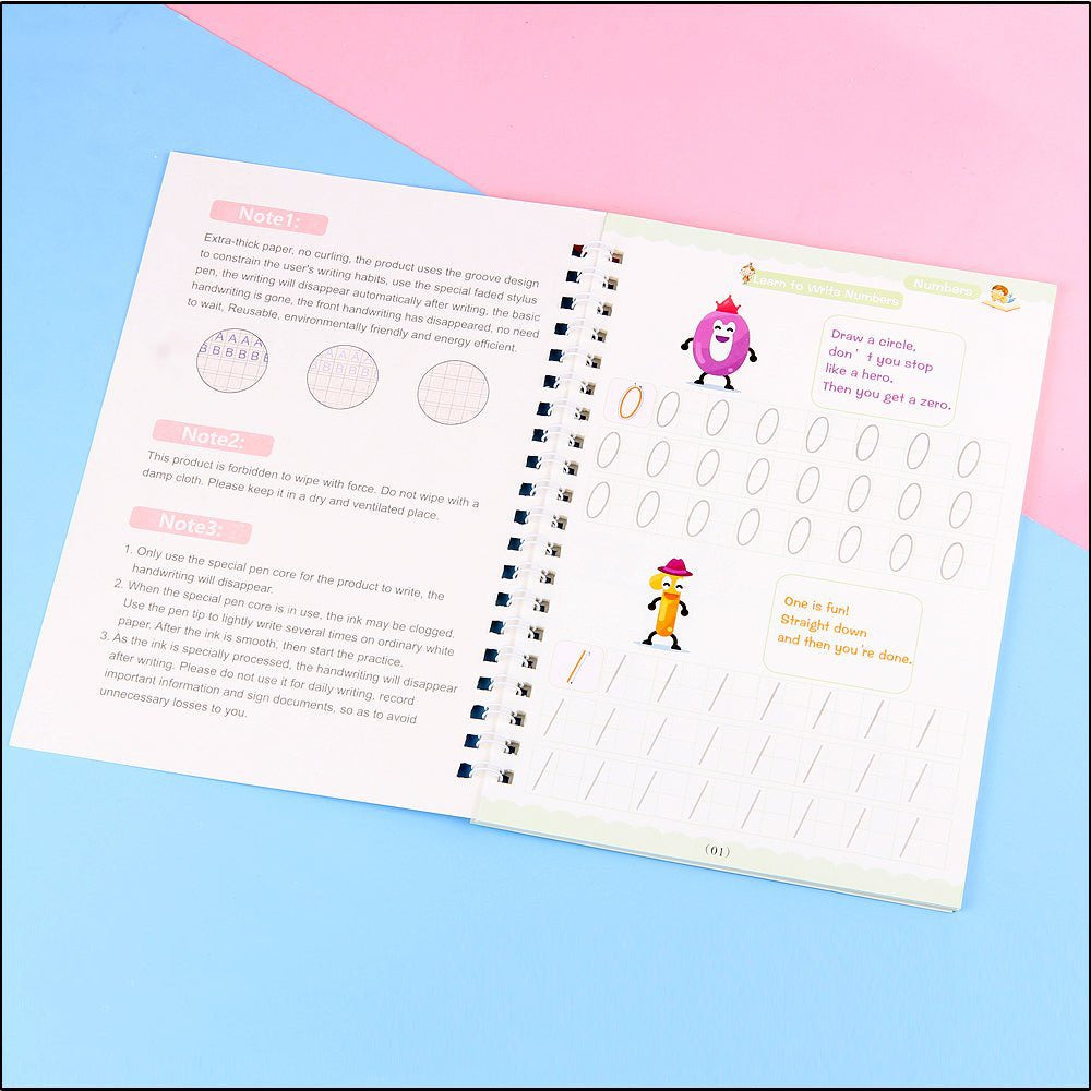 Magic Practice Copybook Set – Reusable Learning for Kids 3+