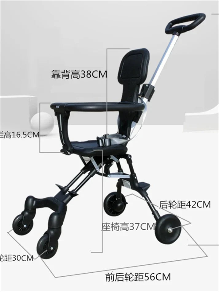 Baby Stroller – Lightweight, Foldable & Travel Friendly