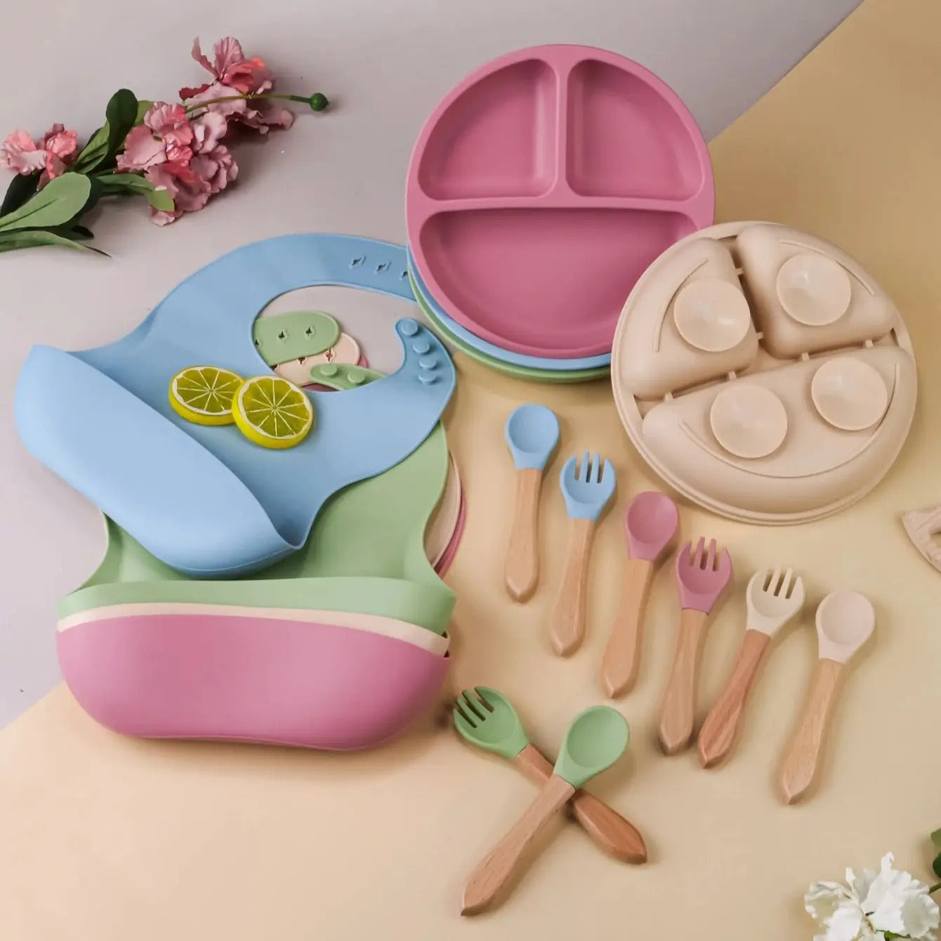 Silicone Baby Feeding Set